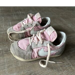 Vintage Nike Baby Toddlers Sneakers Pink White Shoes 6.5 Cortez 850507 70s 80s